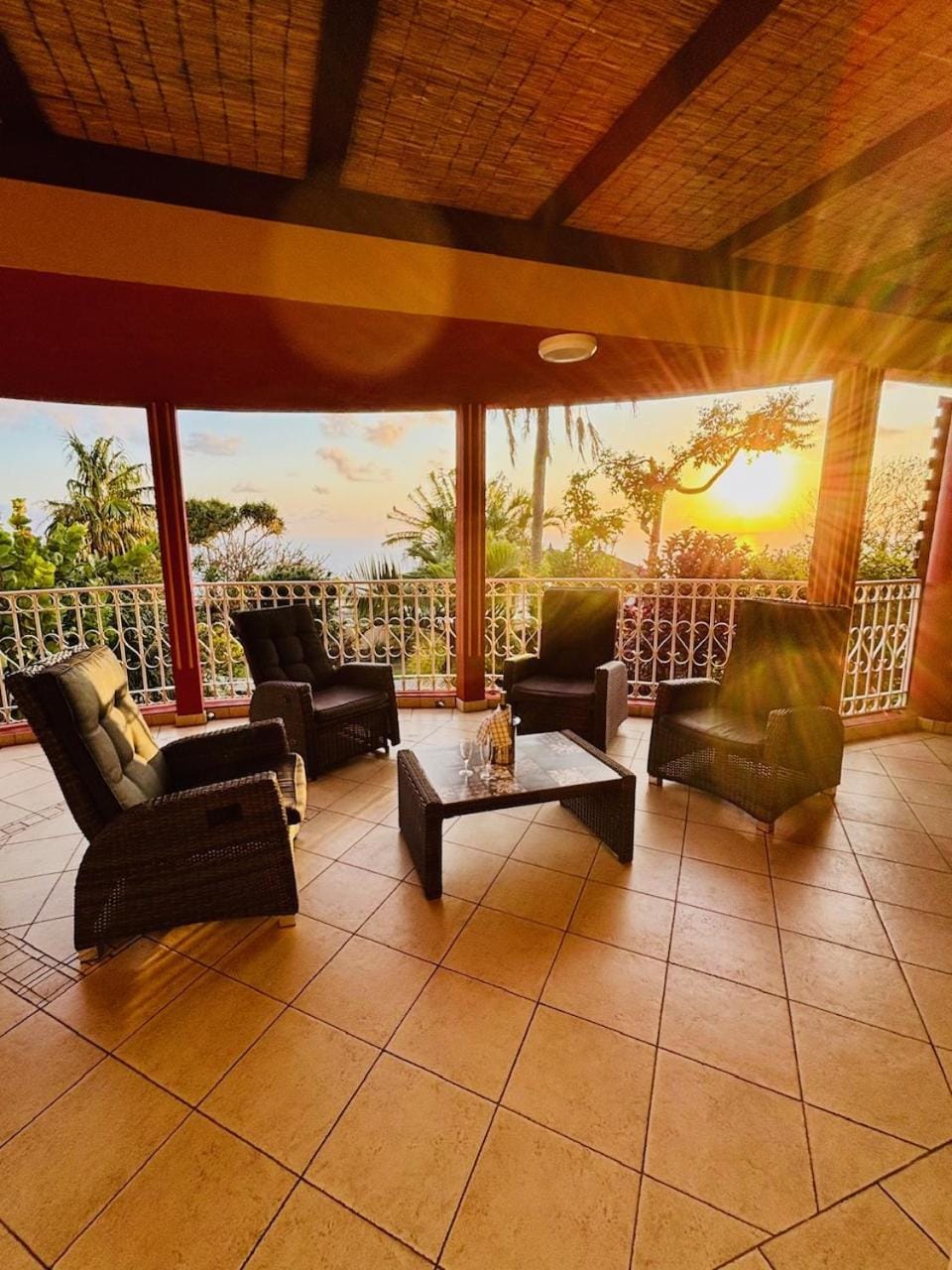 Patio, Balcony/Terrace, Living room, Pool view, Sea view