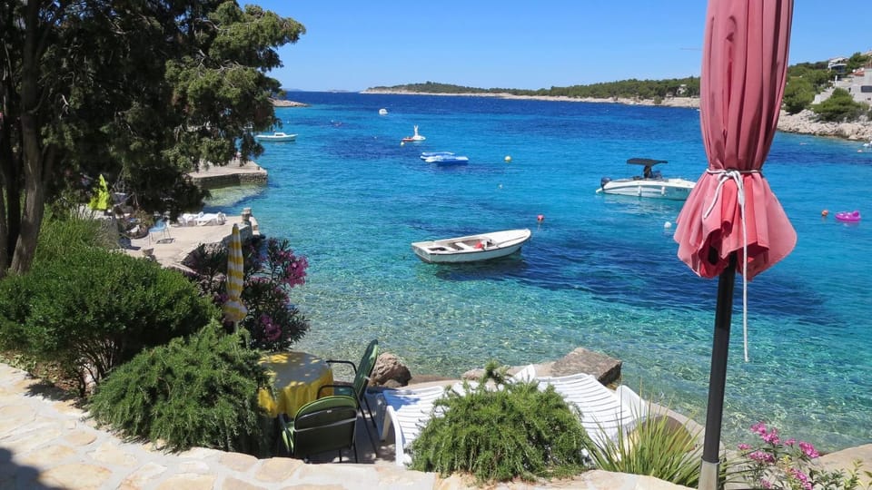Beach, Sea view, sunbed
