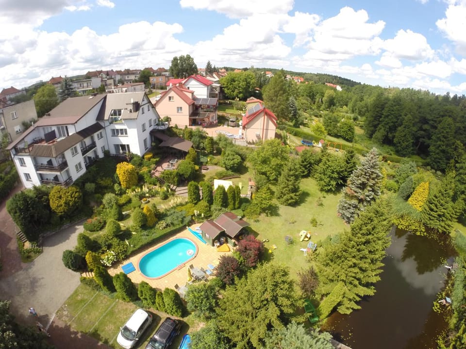 Bird's eye view, Garden, Garden view, Pool view