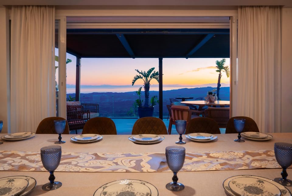 Natural landscape, Dining area, Sea view