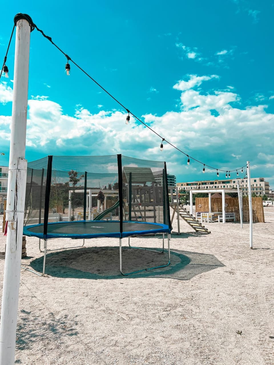 Day, Children play ground, Beach