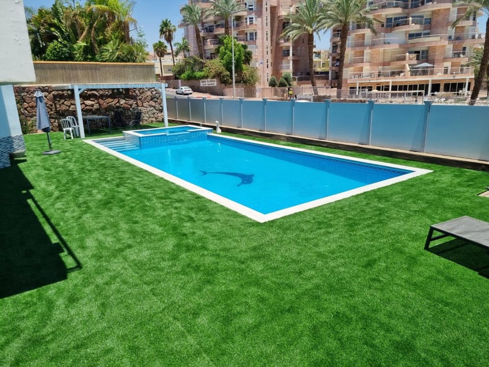 Villa with heated pool and Jacuzzi Sea View 300m Front of the Beach Villa in Eilat