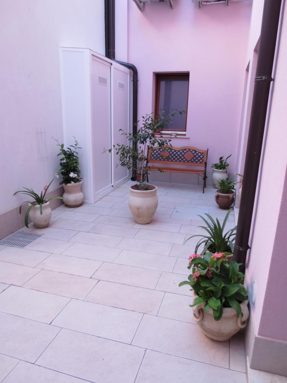 Property building, Patio