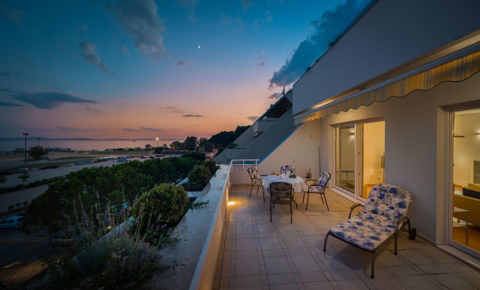 Summer, Balcony/Terrace, Sea view, Sunset