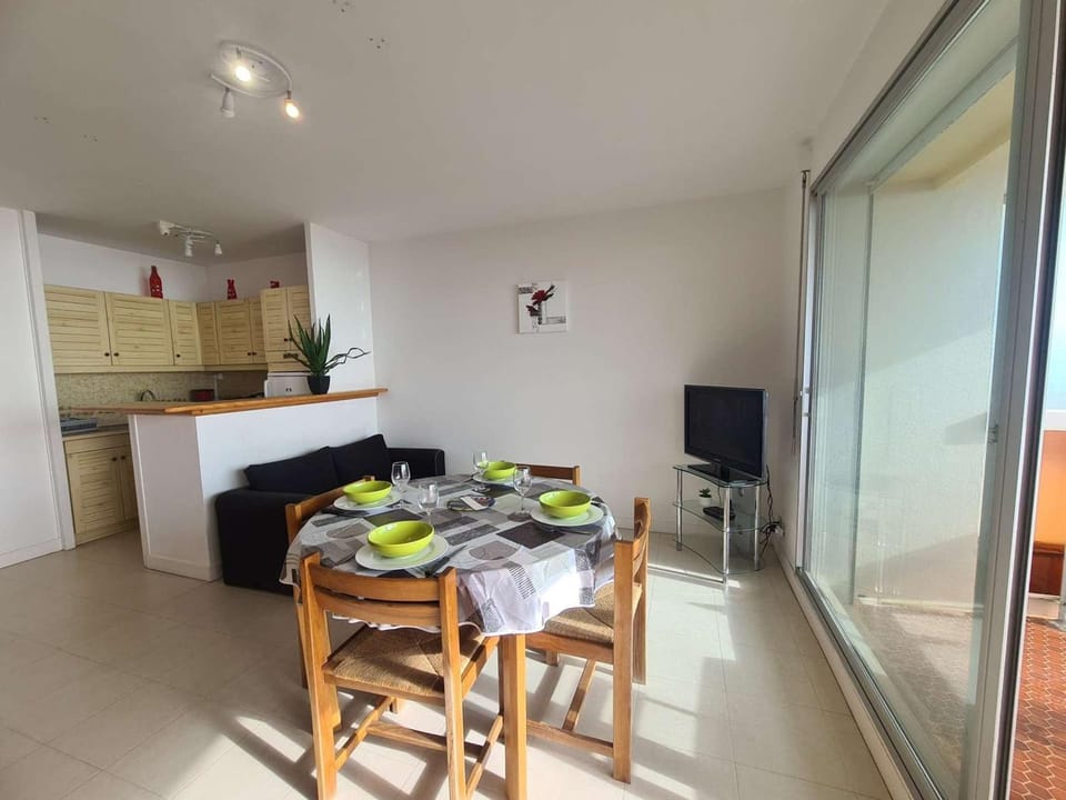 Appartement Face Mer, 3 Pièces, 4 Couchages avec Balcon, Parking Privé, 2 Étoiles - Saint-Jean-de-Monts - FR-1-224C-113 Apartment in Saint-Jean-de-Monts