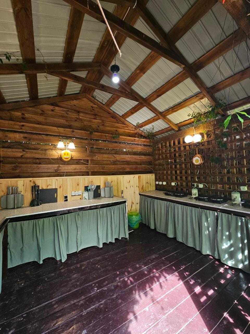 Communal kitchen, stove