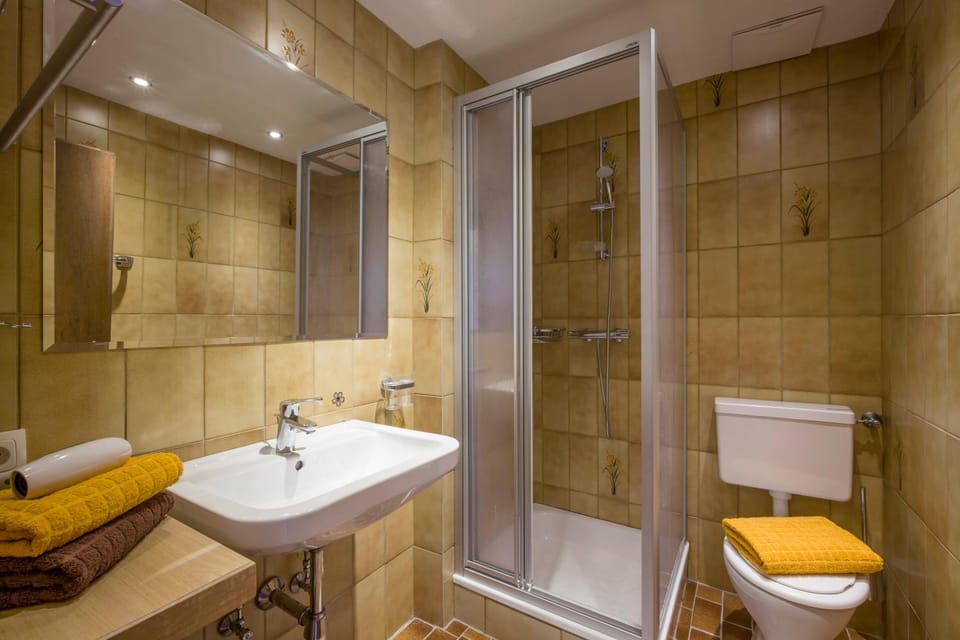 Shower, Toilet, Bathroom, towels