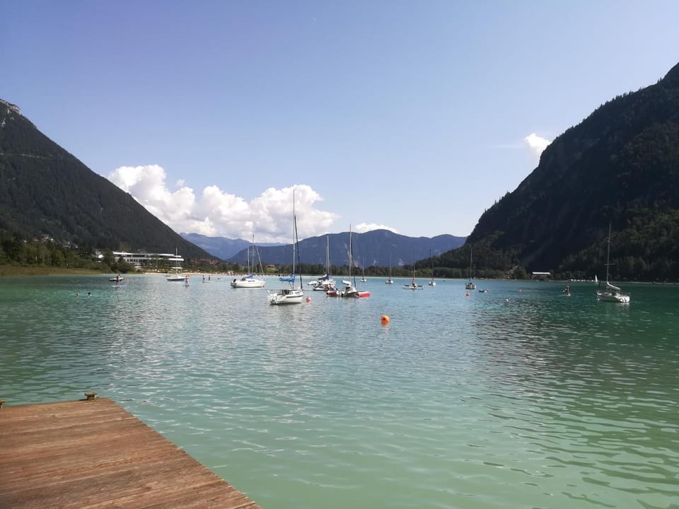 Natural landscape, Beach, Aqua park