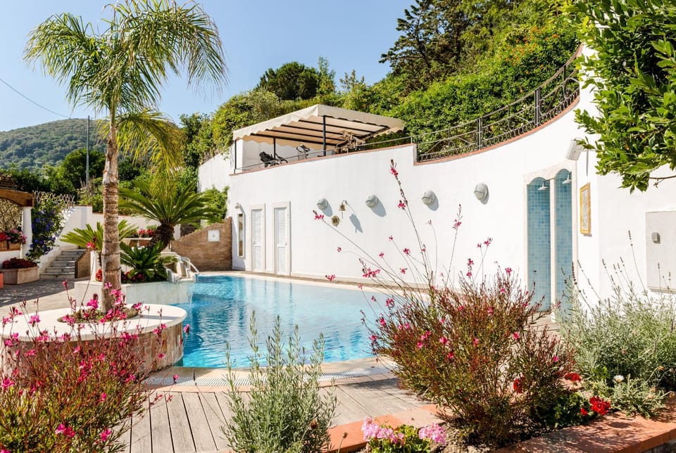 View (from property/room), Decorative detail, Pool view, Swimming pool
