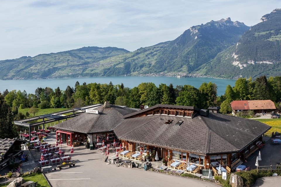 Natural landscape, Bird's eye view, Summer, On site, Lake view, Mountain view