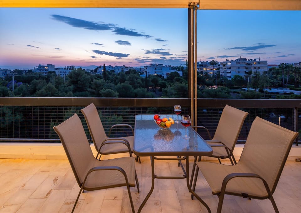 Bird's eye view, Balcony/Terrace, Balcony/Terrace, Sea view, Sea view, Sunset