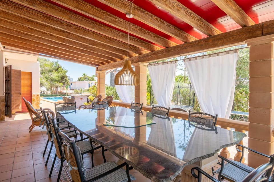 Property building, Living room, Swimming pool