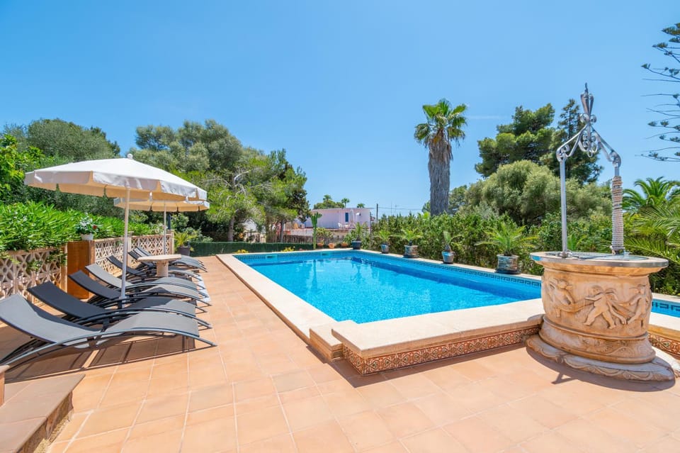 Property building, Living room, Swimming pool