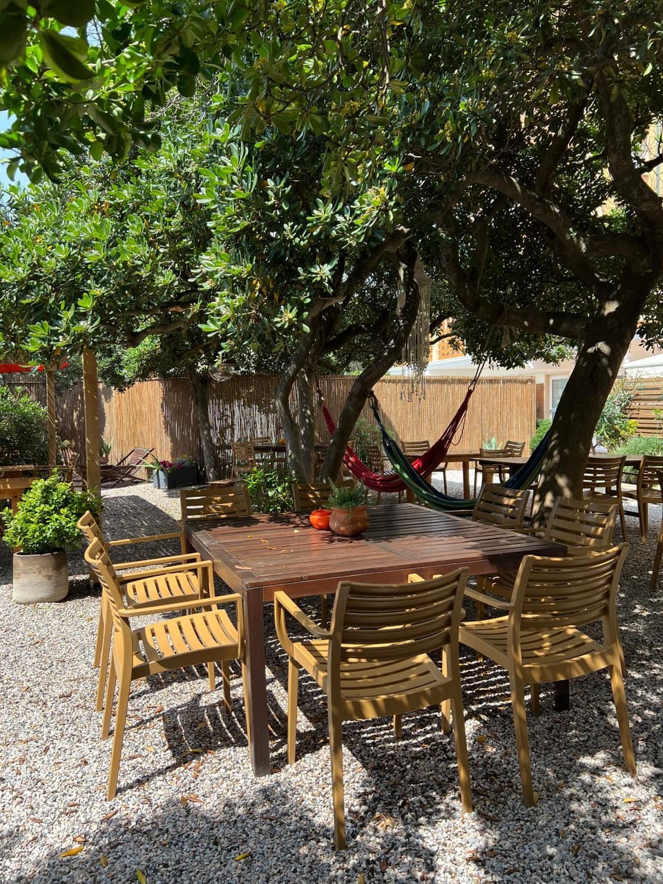 Dining area, Garden view