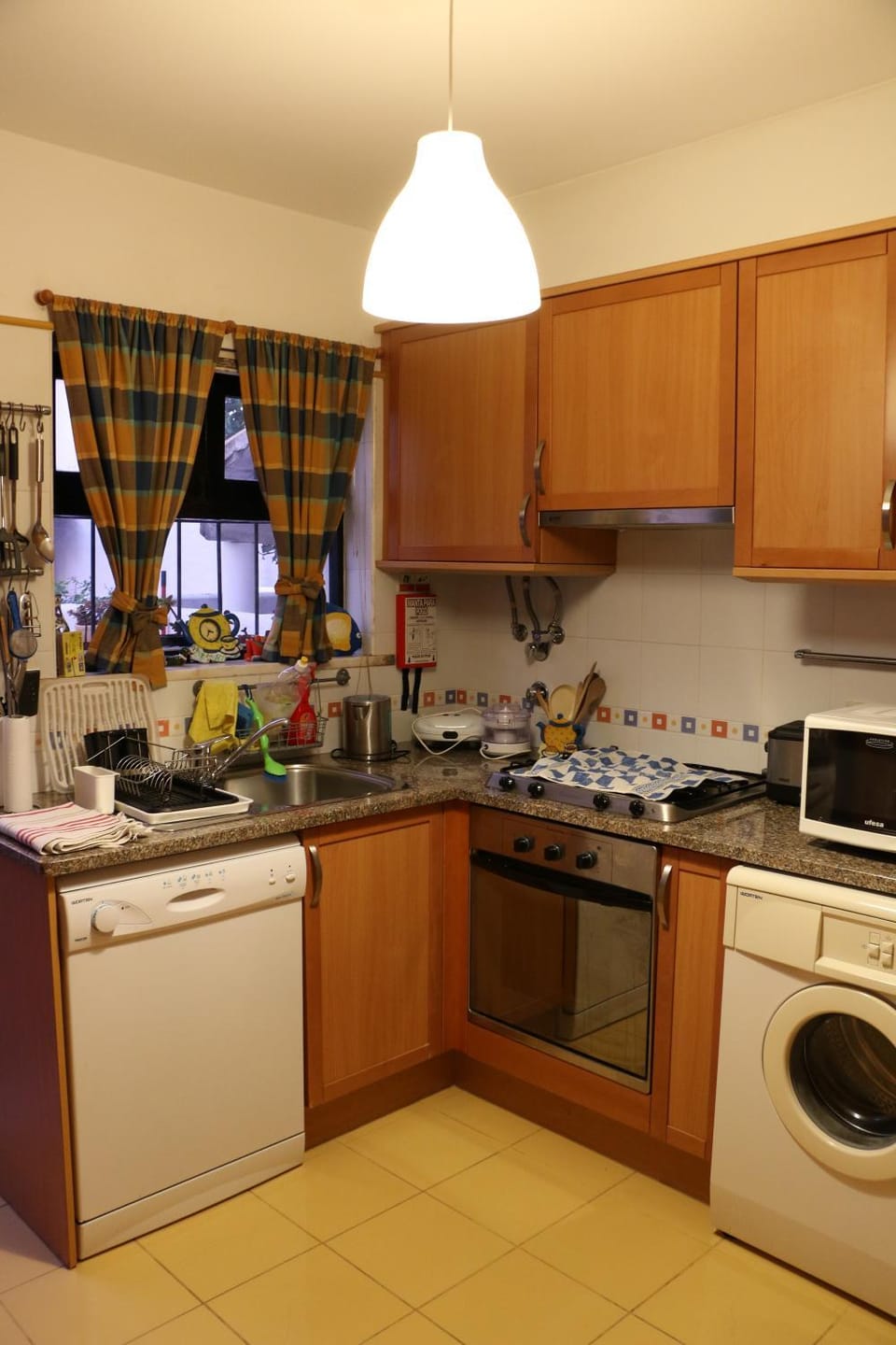 Kitchen or kitchenette, Communal kitchen, Autumn, On site, Sunset