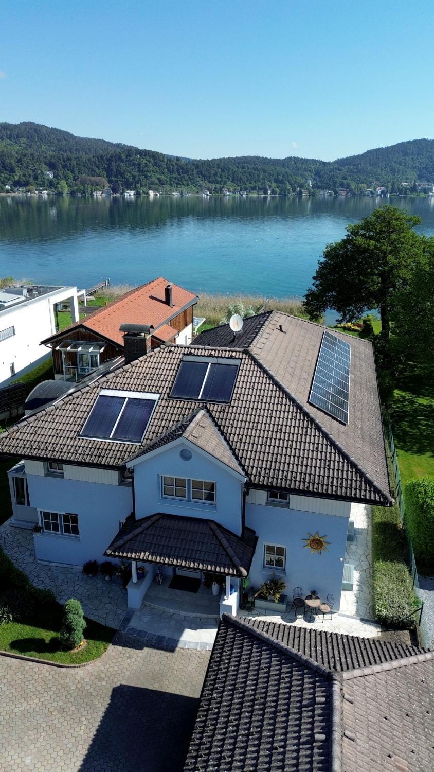 Property building, Beach, Lake view