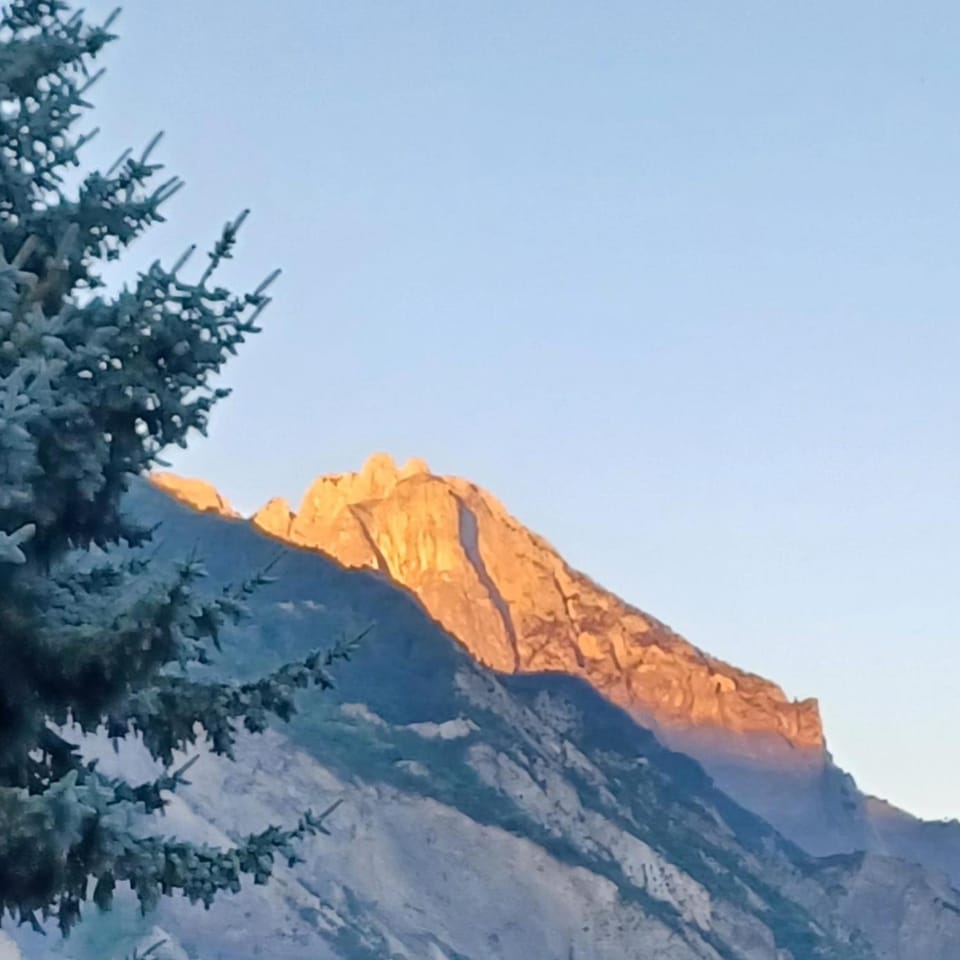 Mountain view, Sunset
