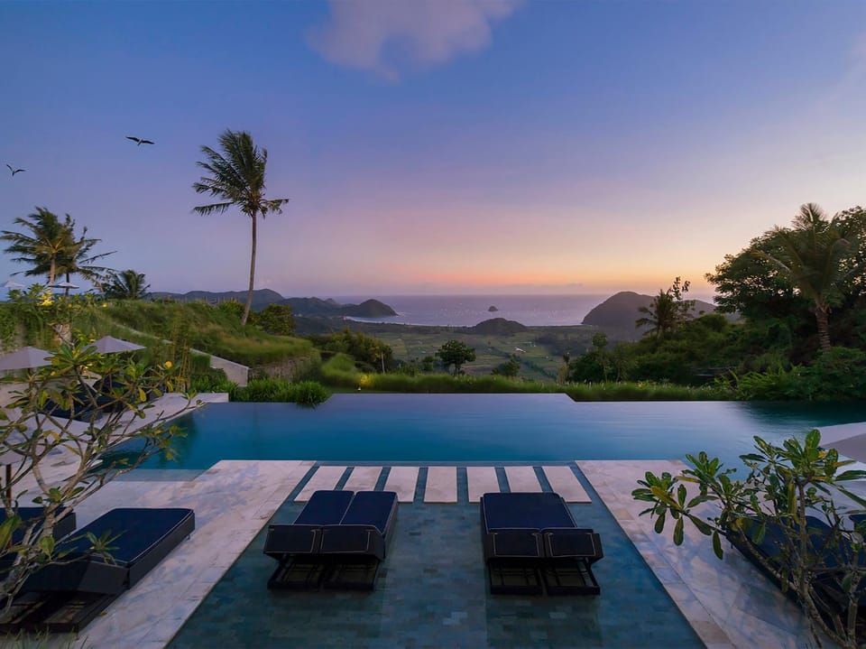 Balcony/Terrace, Swimming pool, Swimming pool, Sunset