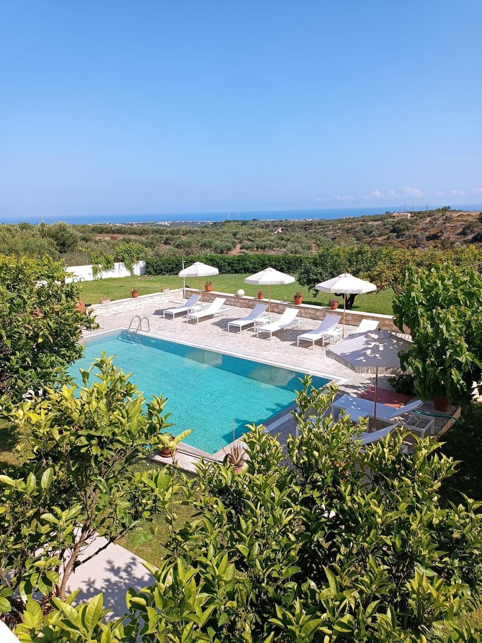 Natural landscape, Pool view, Sea view, Swimming pool