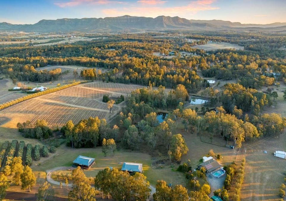 Natural landscape, Bird's eye view, Mountain view