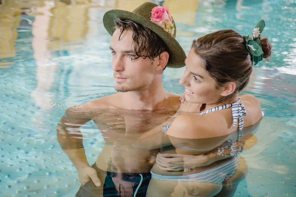 People, Pool view, Swimming pool