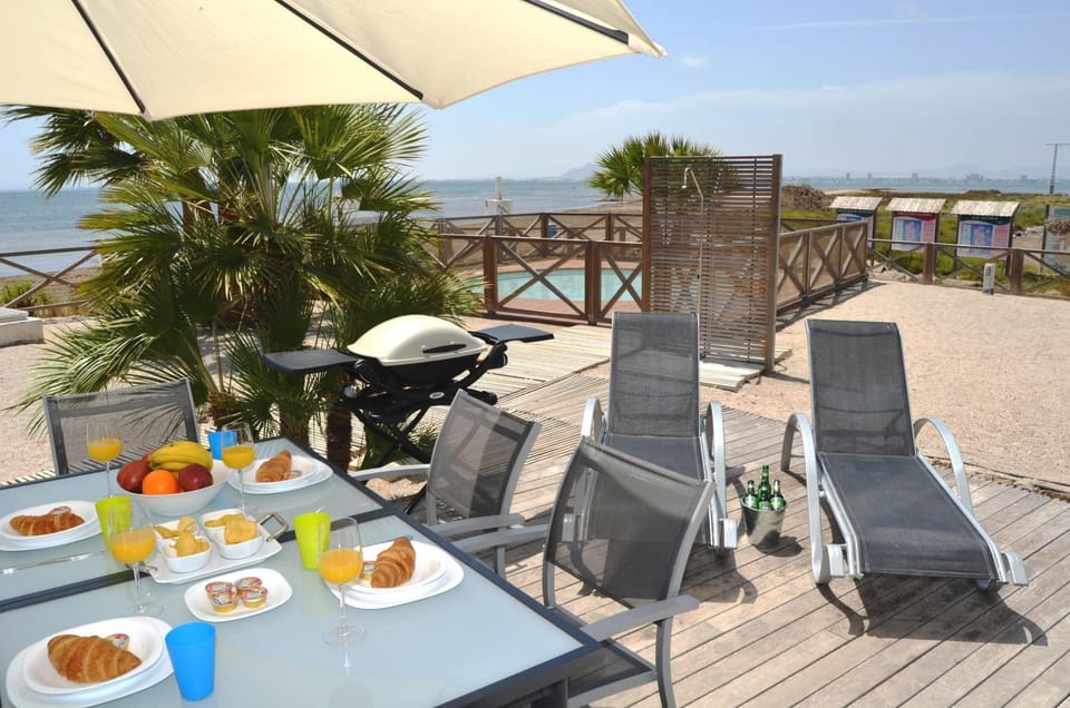 Balcony/Terrace, Pool view, Sea view