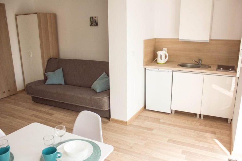 Kitchen or kitchenette, Seating area, Dining area