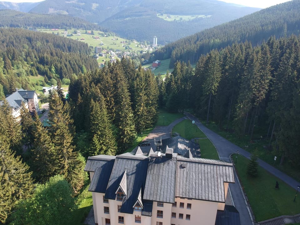 Bird's eye view, Table tennis, Hiking, Cycling, Garden view, Mountain view