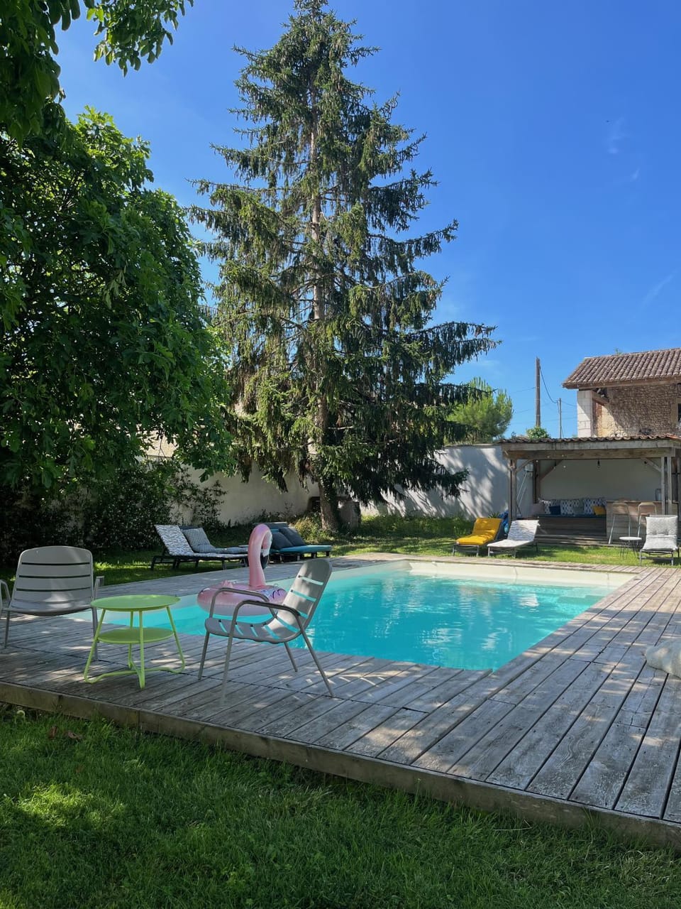 Day, Garden, Swimming pool