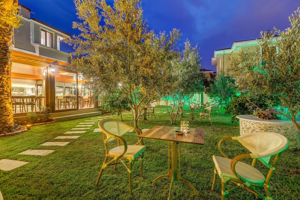 Night, Garden, On site, Garden view