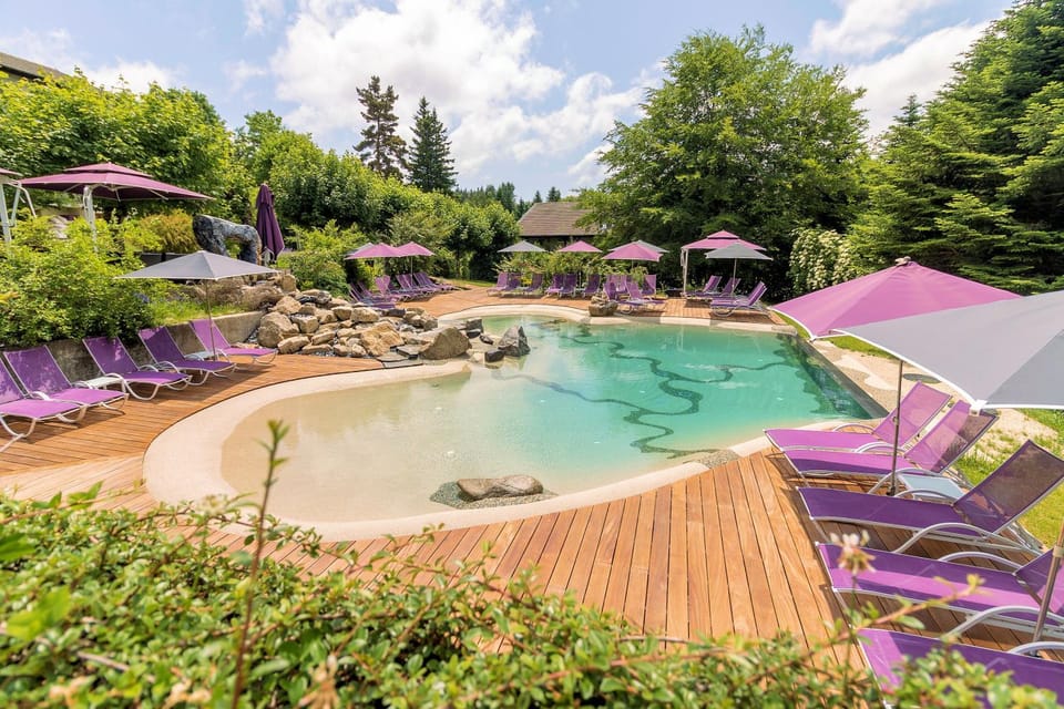 Natural landscape, Garden view, Pool view, Swimming pool, sunbed
