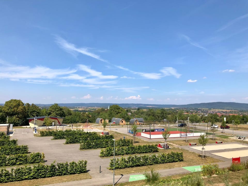 Campinghütte im SportErlebnisPark Allmersbach im Tal Campground/ 
RV Resort in Baden-Württemberg
