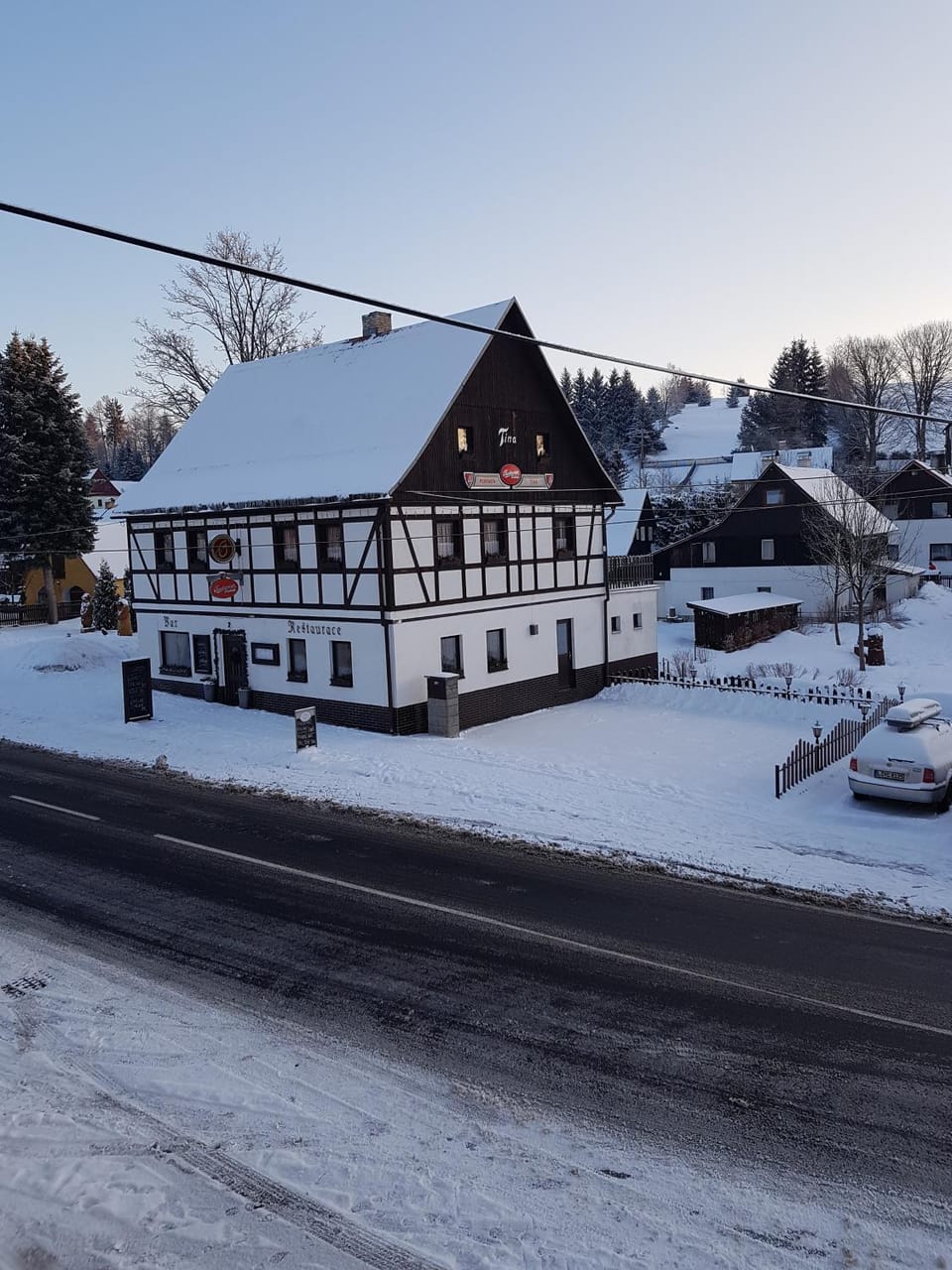 Facade/entrance, Winter