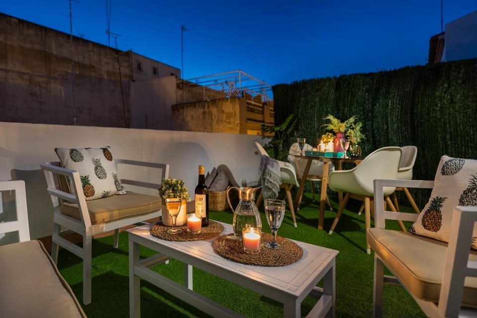 Night, Balcony/Terrace, Sunset