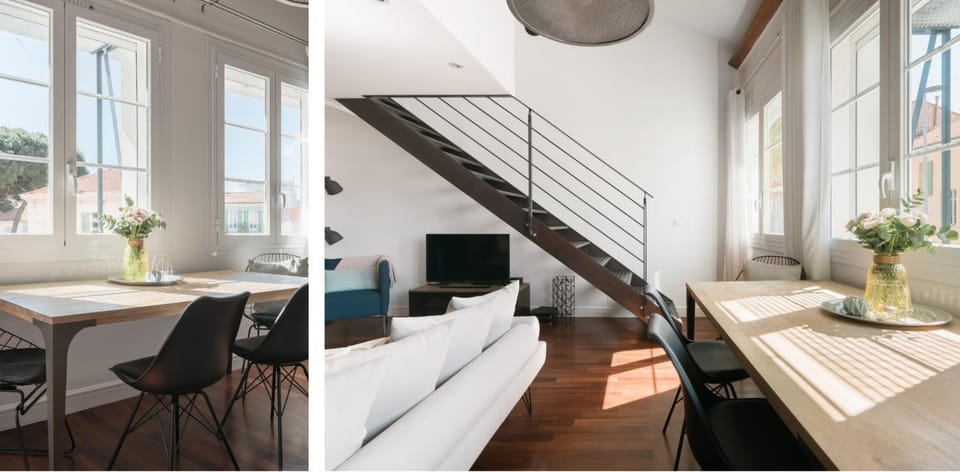 Living room, Seating area, Dining area