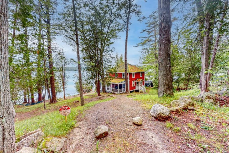 Property building, Day, Lake view