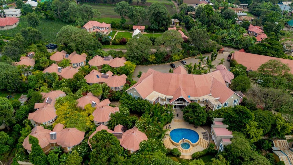 Property building, Day, Natural landscape, Pool view, Swimming pool