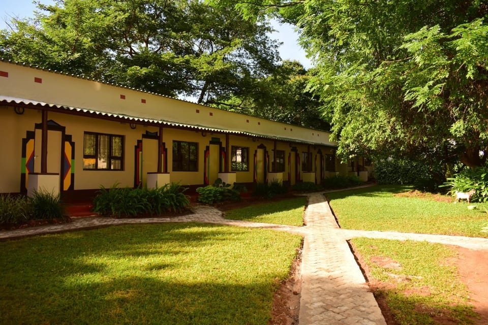 Property building, Garden view