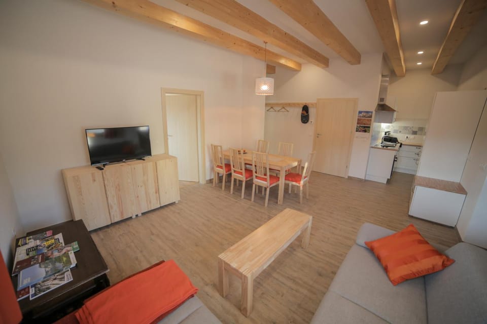 TV and multimedia, Living room, Photo of the whole room, Seating area, Dining area