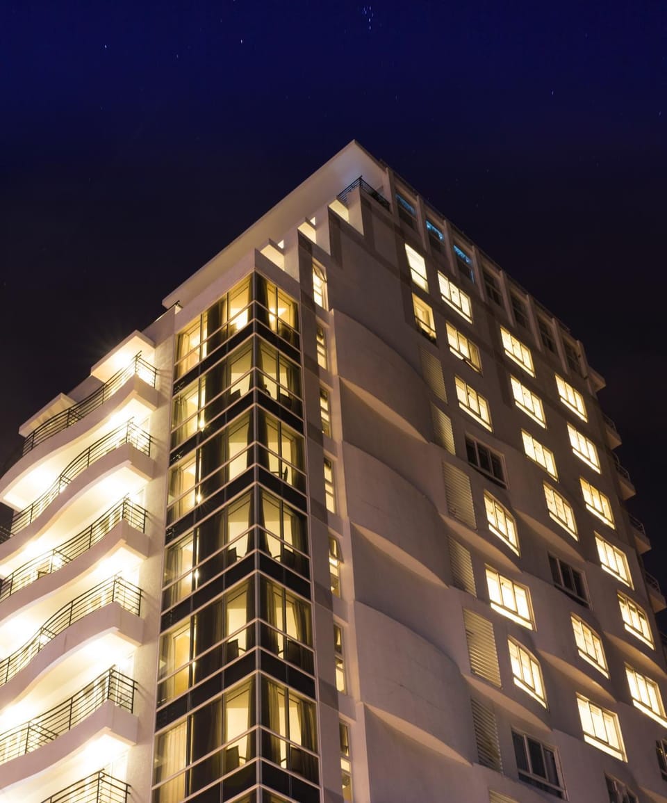 Property building, Facade/entrance, Night