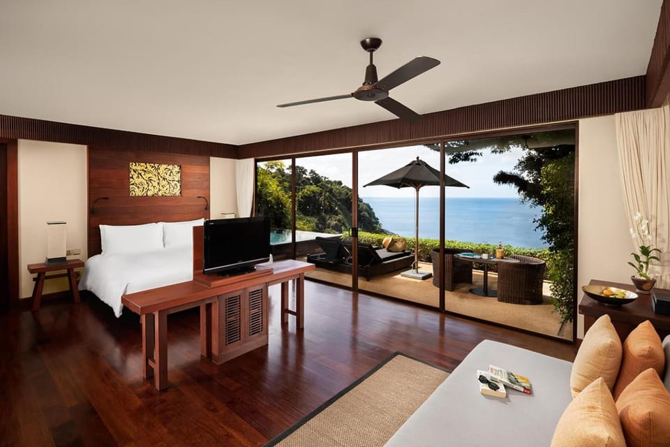 Bedroom, Sea view