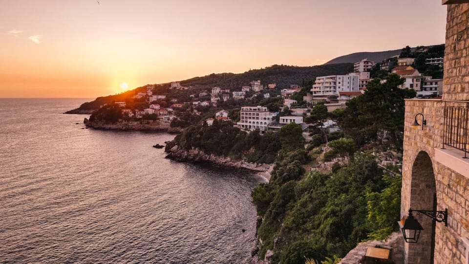 Natural landscape, Sea view, Sunset