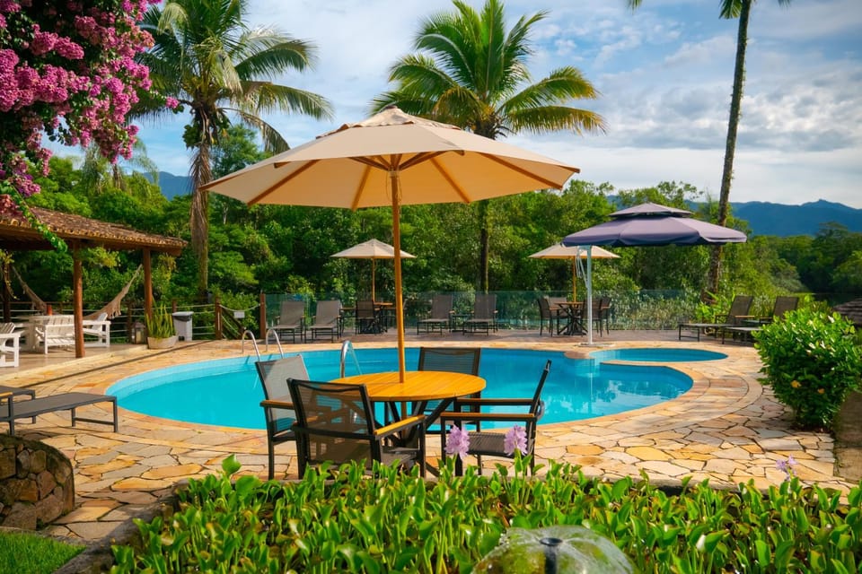 Mountain view, River view, Swimming pool