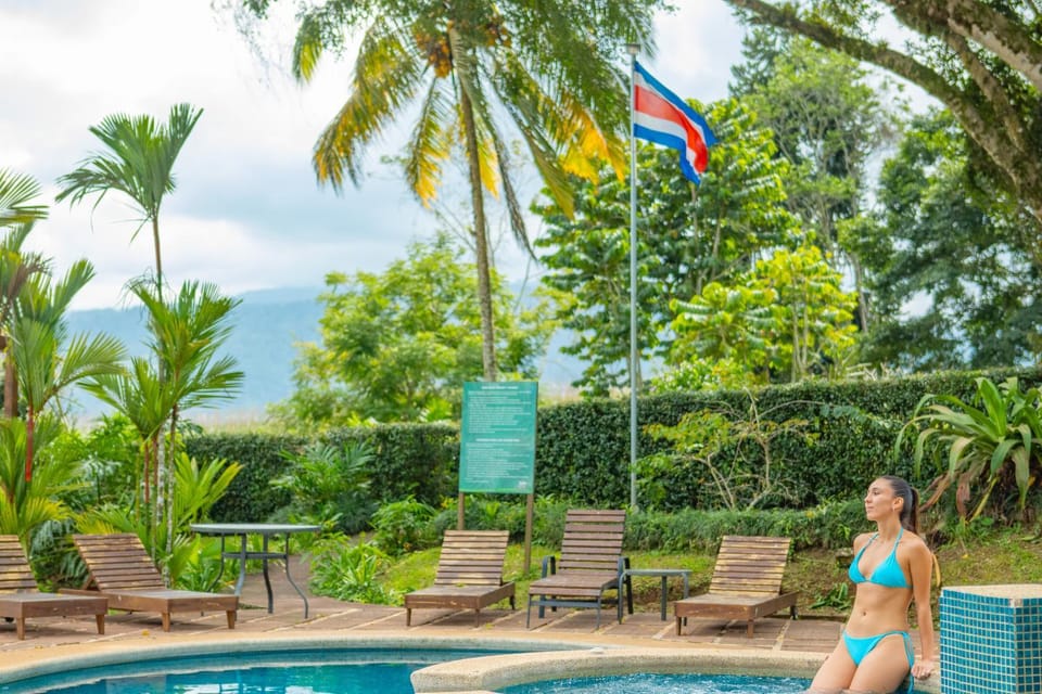 People, Garden view, Swimming pool