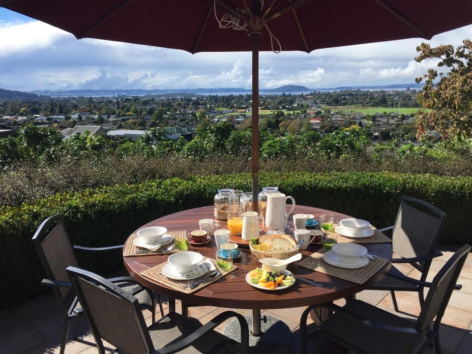 Patio, Natural landscape, View (from property/room), Dining area, Breakfast, Drinks