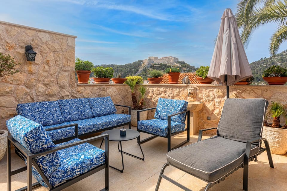 Day, View (from property/room), Balcony/Terrace, Seating area, sunbed