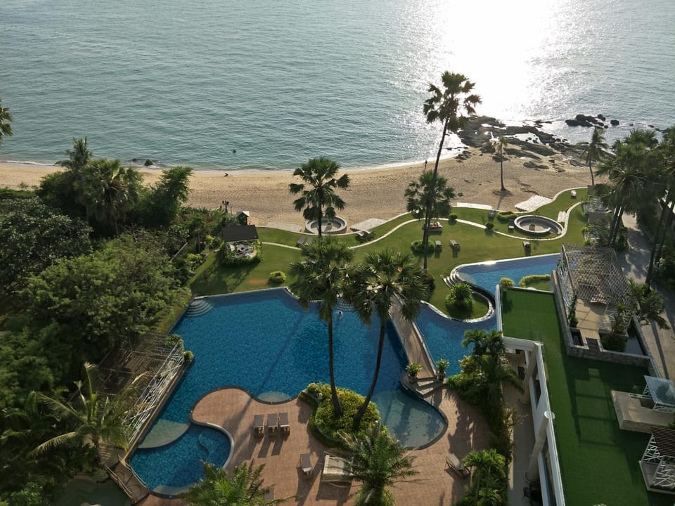 Bird's eye view, Garden, Beach, Swimming pool