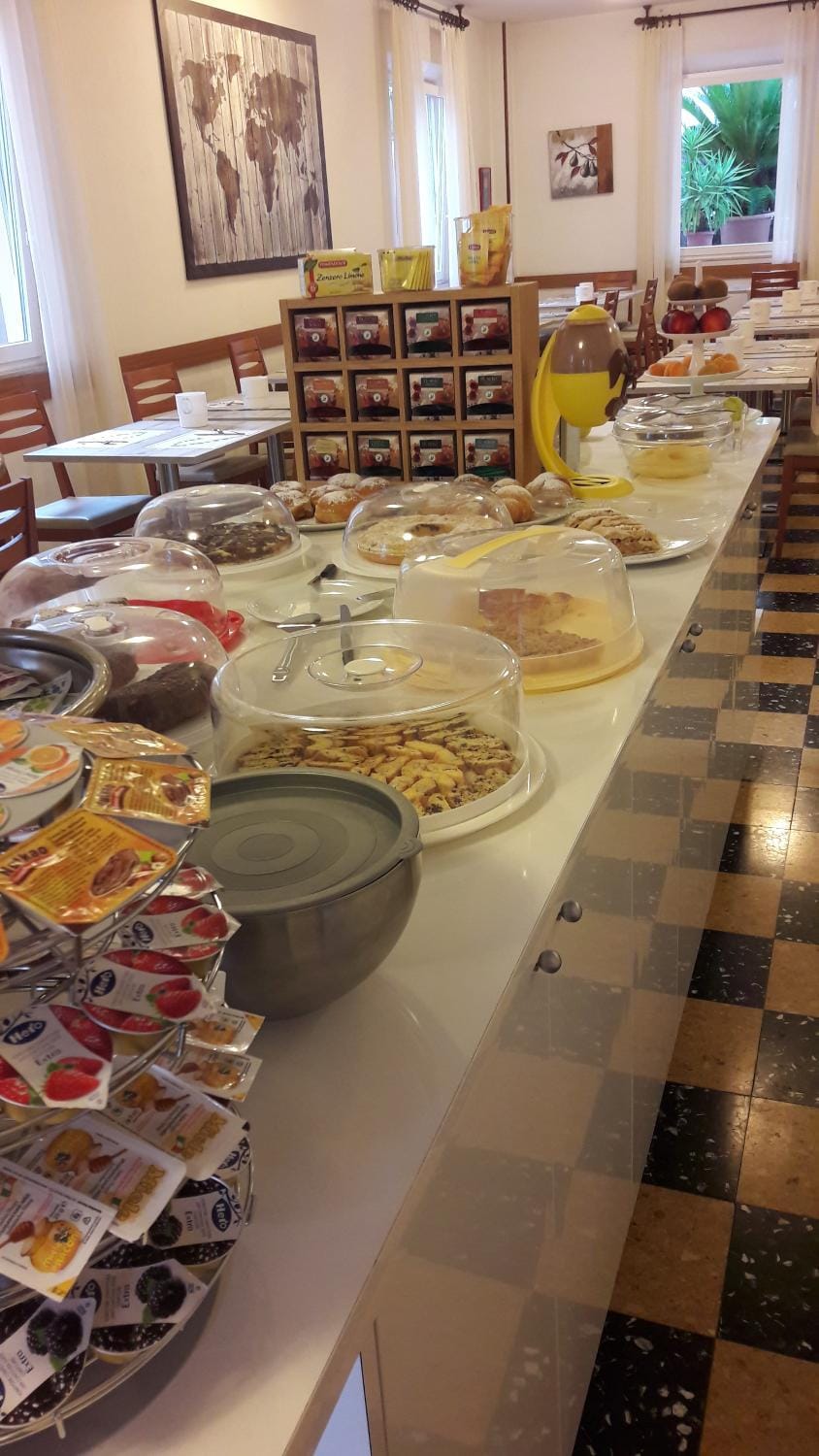 Continental breakfast, Buffet breakfast