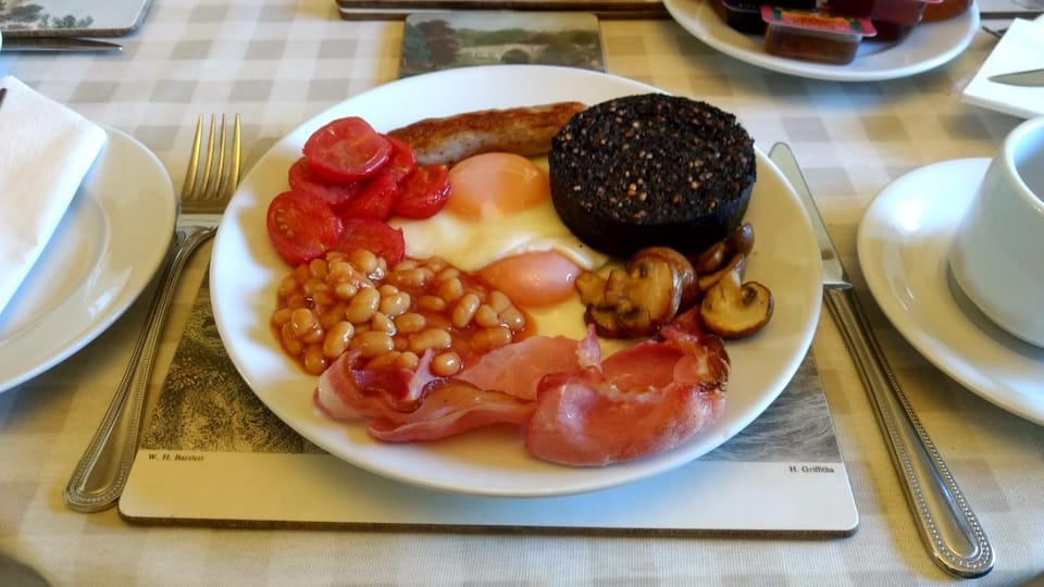 Food close-up, English/Irish breakfast