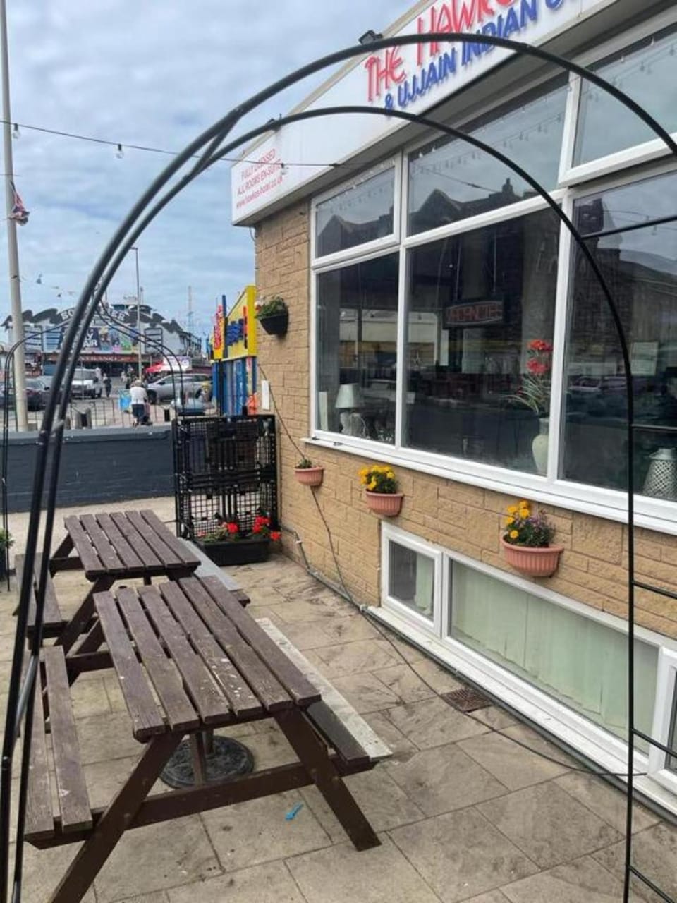 Property building, Patio